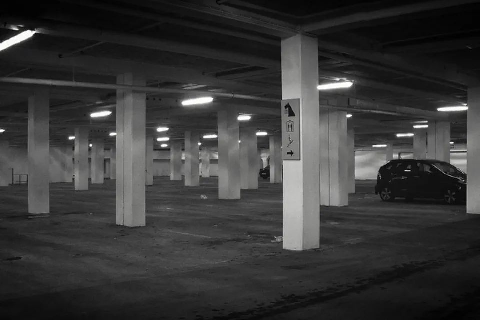 Empty Parking Garage